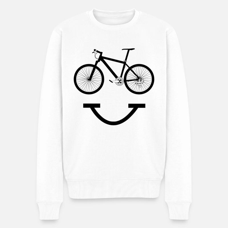 vélo - Pull Premium bio Homme - blanc