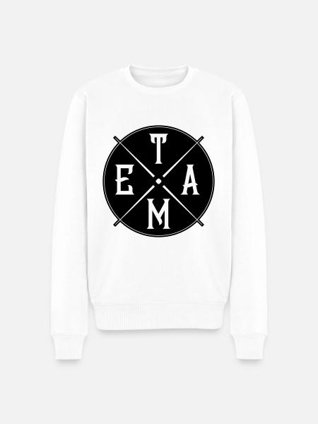Team Circle - Men's Premium Organic Jumper - white