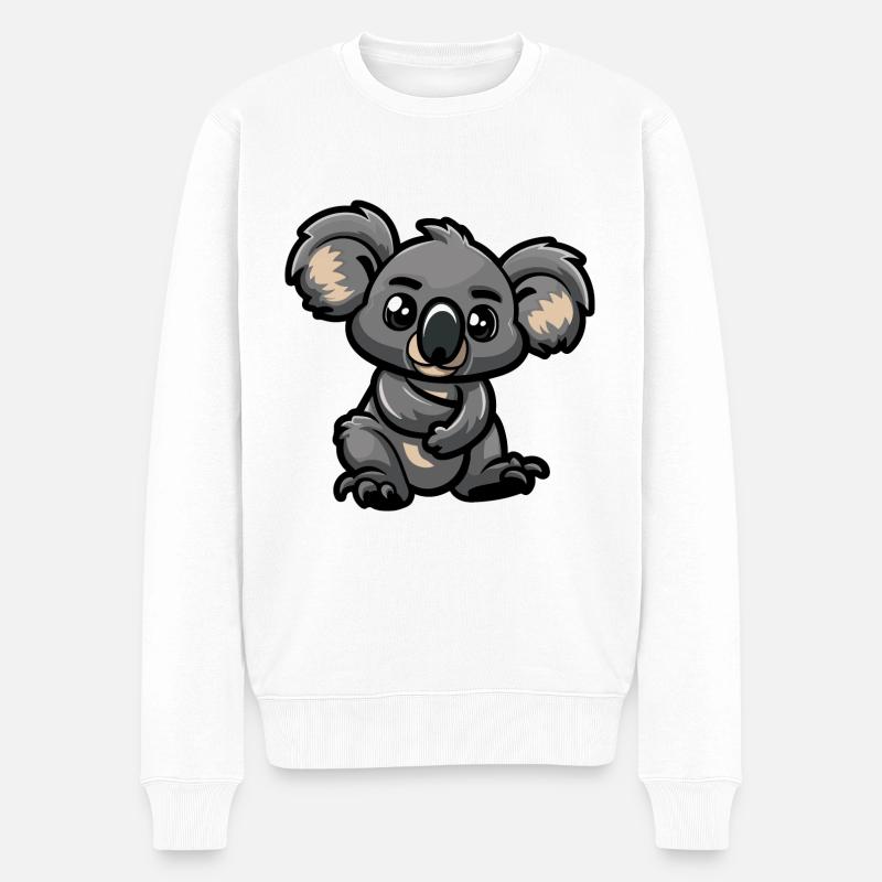 Bande dessinée Koala - Pull Premium bio Homme - blanc