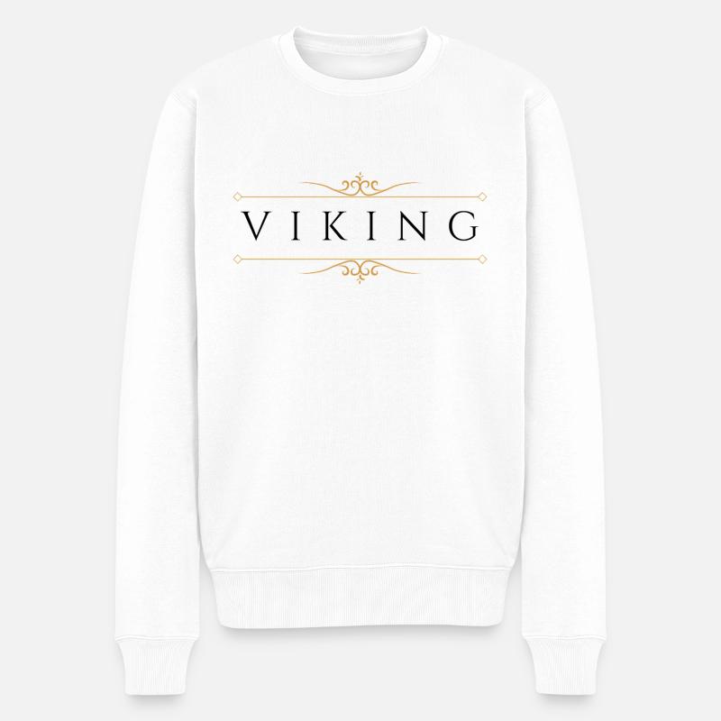 Viking élégant - Pull Premium bio Homme - blanc