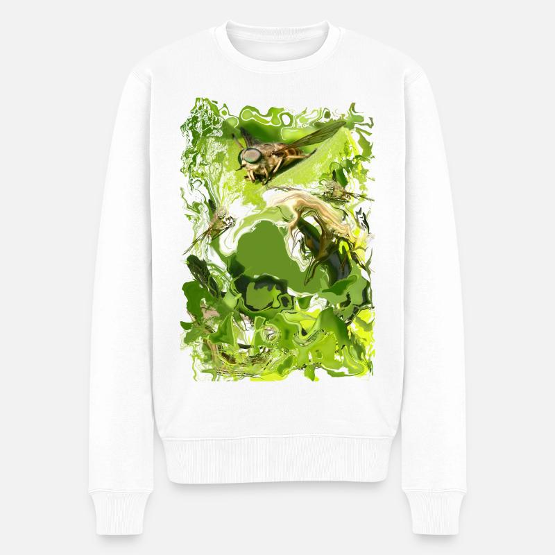 Insekt - Männer Premium Bio Pullover - Weiß