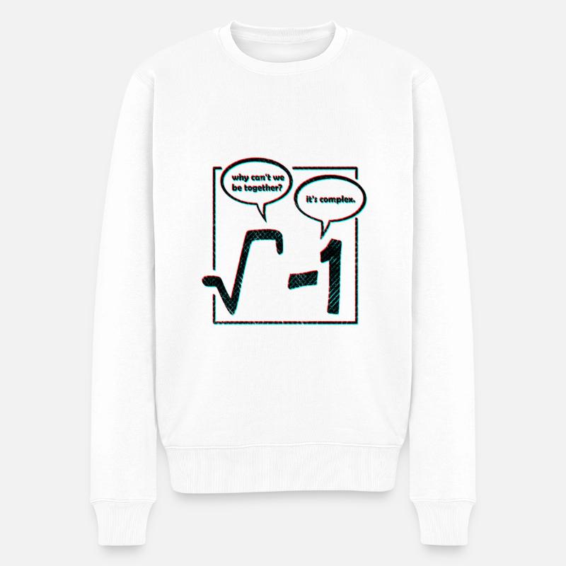 math drôle - Pull Premium bio Homme - blanc