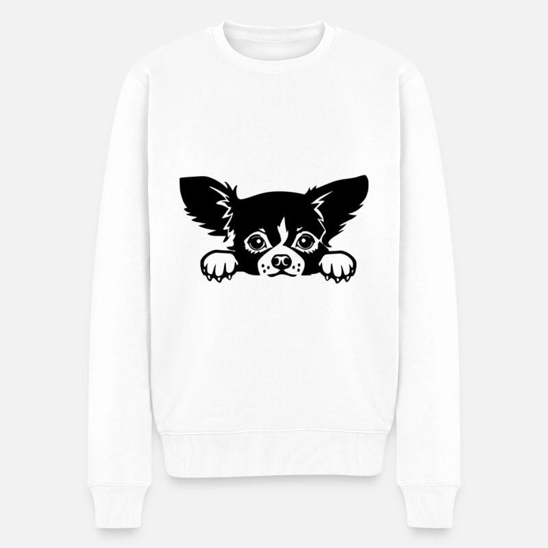 chiwawa - Pull Premium bio Homme - blanc