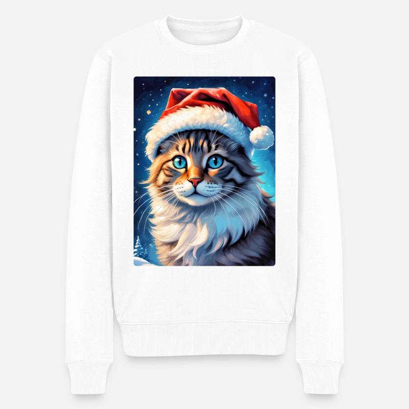 Paysage d’hiver Cat 3.3 - Pull Premium bio Homme - blanc