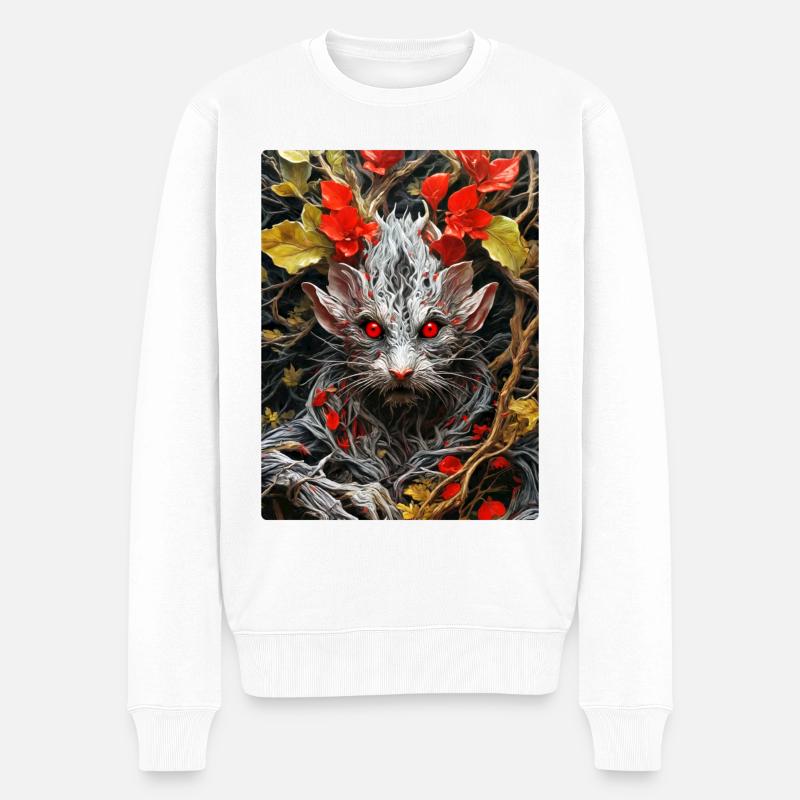 Souris Plantes Effrayantes 1.6 - Pull Premium bio Homme - blanc