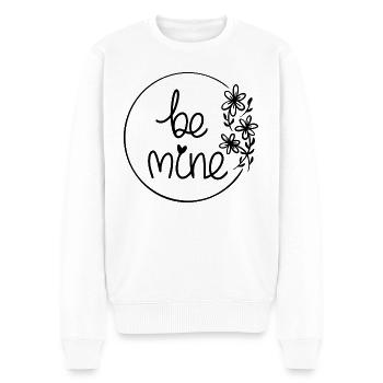 Be Mine - Männer Premium Bio Pullover - Weiß - Vorne - Thijin (182cm)