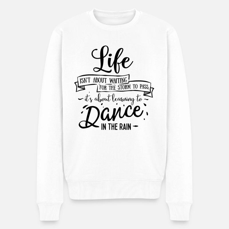 Danse sous la pluie - Pull Premium bio Homme - blanc