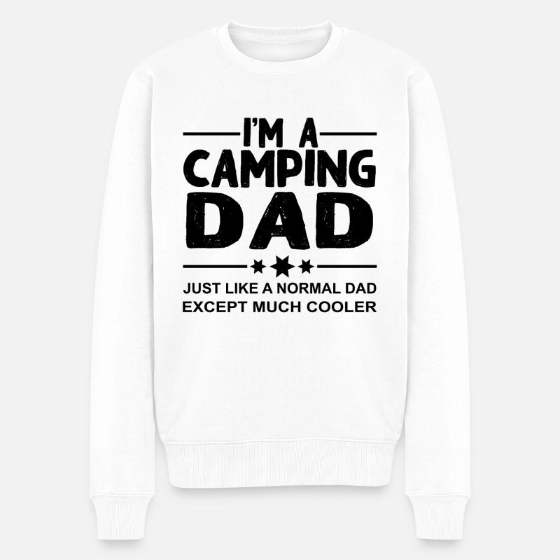 Camping - Pull Premium bio Homme - blanc