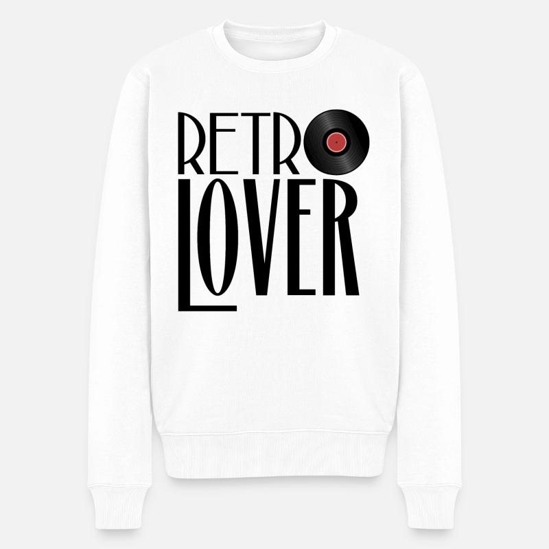 Amateur de rétro - Pull Premium bio Homme - blanc