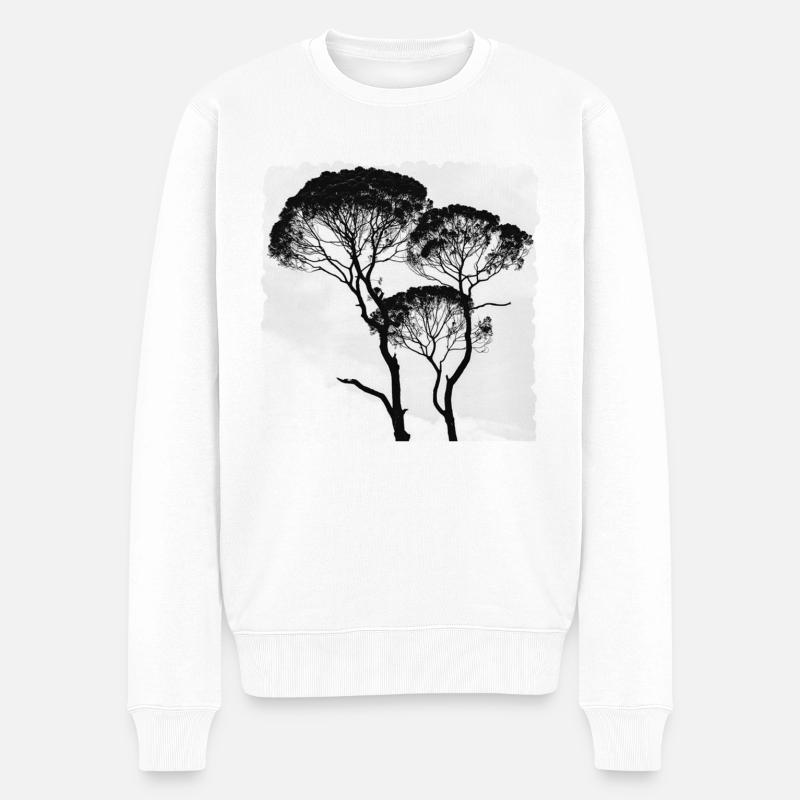 Branches d'arbres Afrique Afrique - Pull Premium bio Homme - blanc