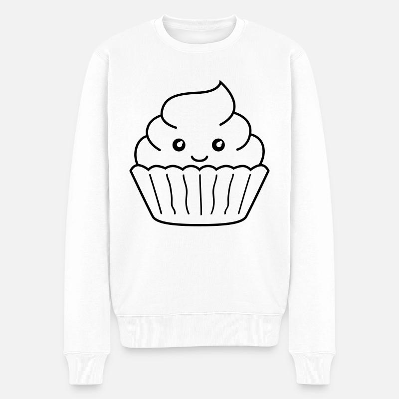 cupcake sucré - Pull Premium bio Homme - blanc