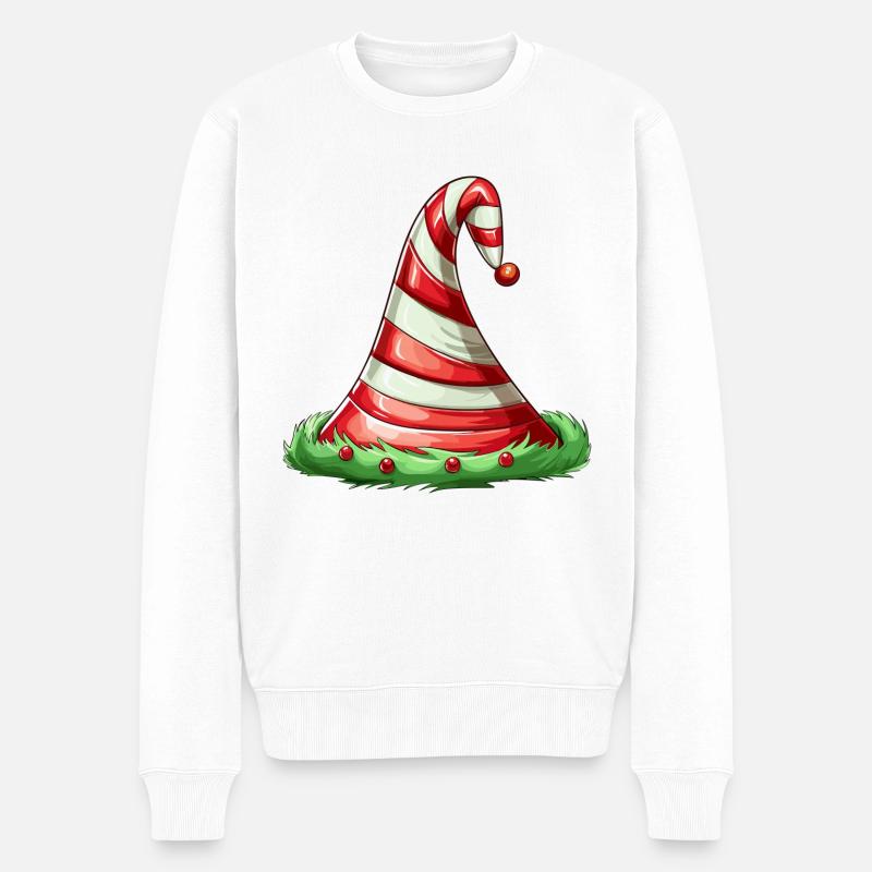 Cabane de Noël - Pull Premium bio Homme - blanc