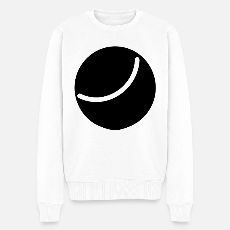 Tennisball - Männer Premium Bio Pullover - Weiß