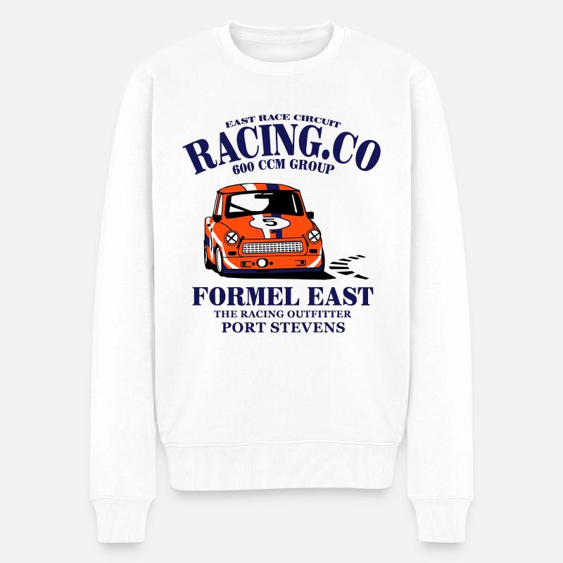 Trabant - Trabi - Männer Premium Bio Pullover - Weiß