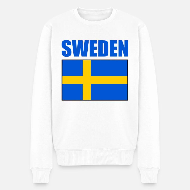 Suède - Pull Premium bio Homme - blanc