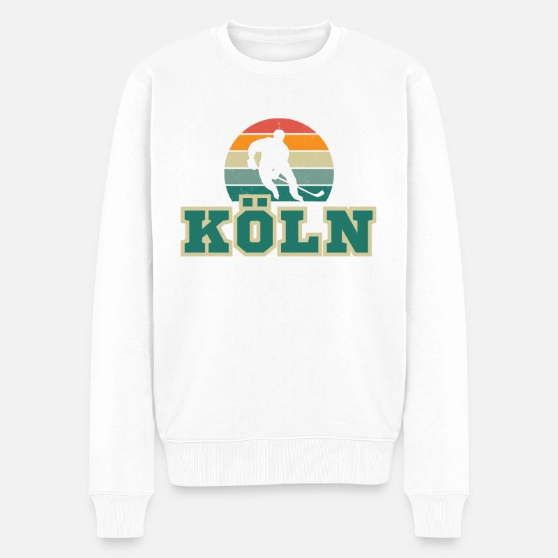 Cologne, ma ville ! - Pull Premium bio Homme - blanc