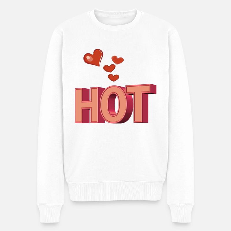 Hot - Pull Premium bio Homme - blanc