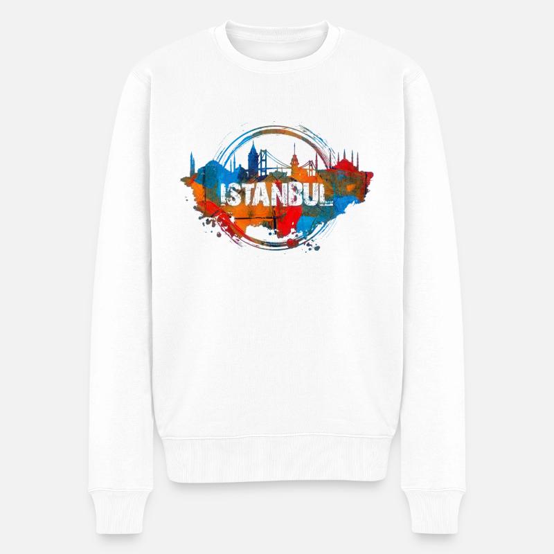 Couleur d'Istanbul - Pull Premium bio Homme - blanc