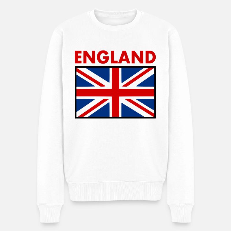 angleterre - Pull Premium bio Homme - blanc