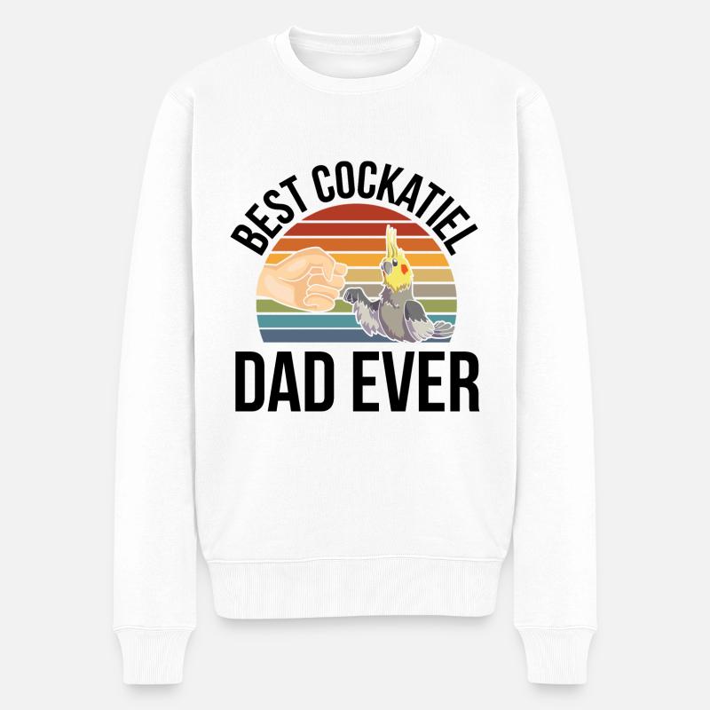 Calopsitte - Pull Premium bio Homme - blanc