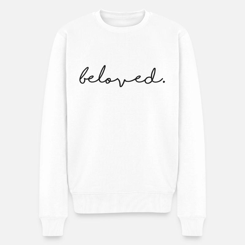 bien-aimé - Pull Premium bio Homme - blanc