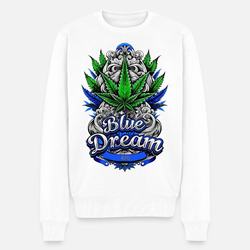 Blue Dream - Pull Premium bio Homme - blanc