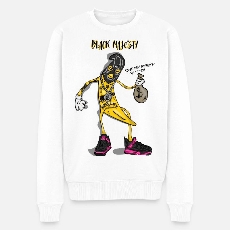 BANANA O.G - Pull Premium bio Homme - blanc