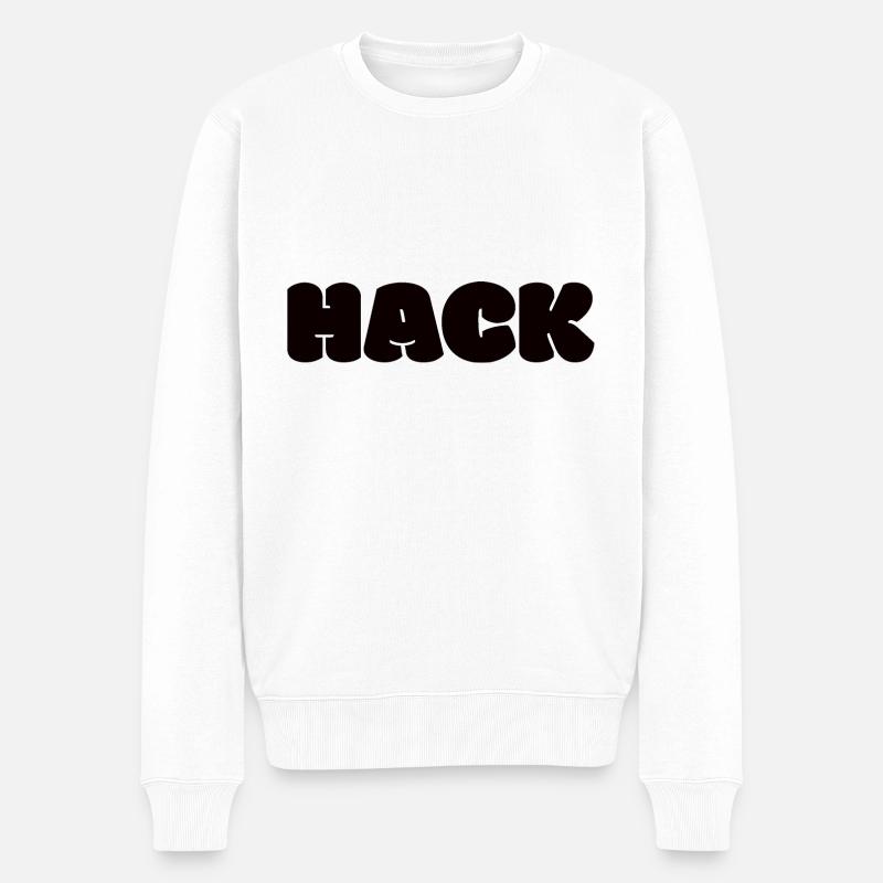 Hack Fleisch Kostüm Verkleidung Geschenkidee - Männer Premium Bio Pullover - Weiß