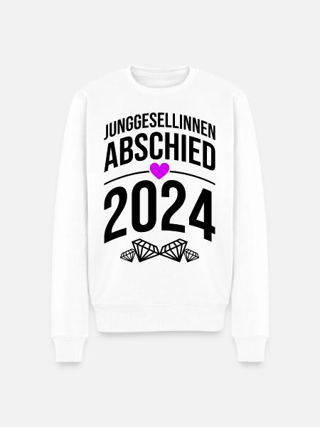 Hen Party 2024 Bride - Men's Premium Organic Jumper - white
