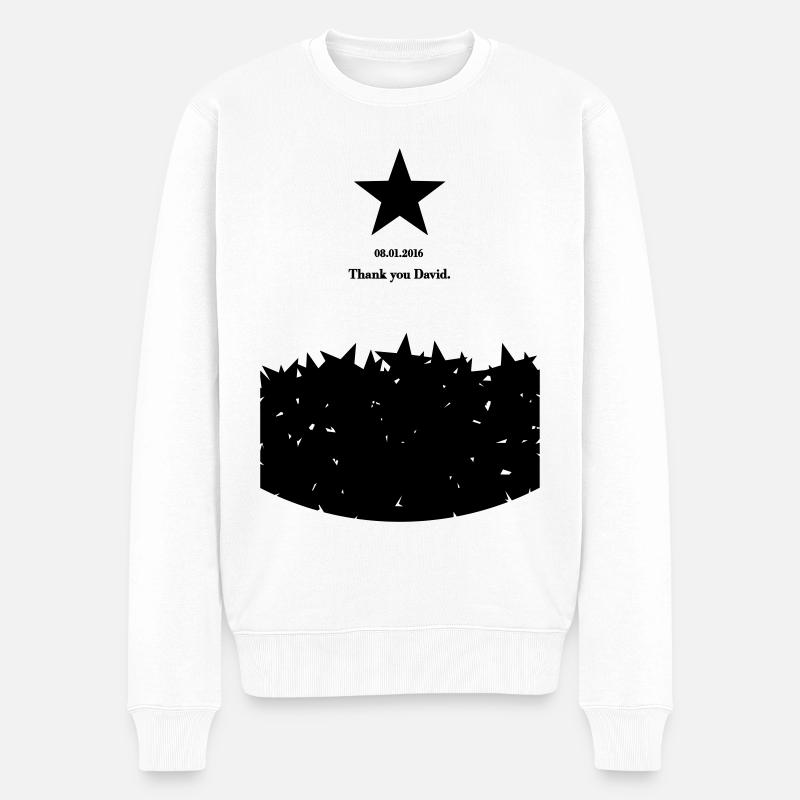 Black Star - Pull Premium bio Homme - blanc