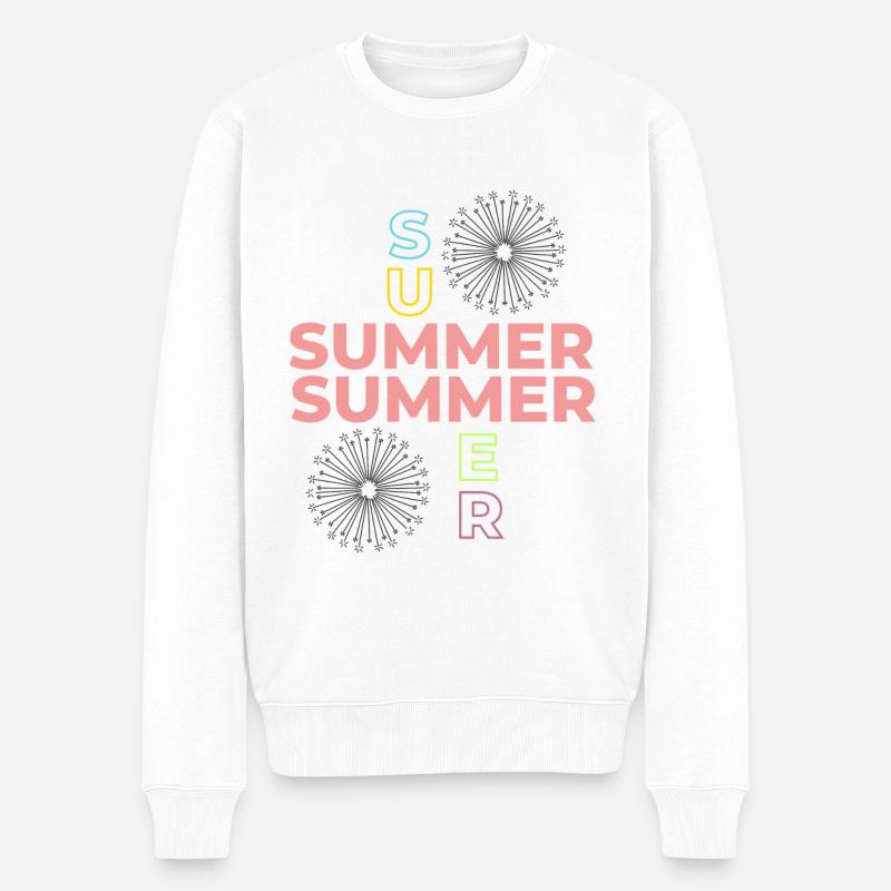 ÉTÉ ÉTÉ - Pull Premium bio Homme - blanc