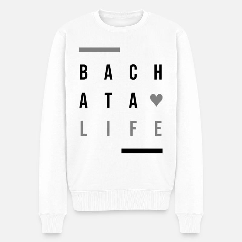 Vie de Bachata - Pull Premium bio Homme - blanc