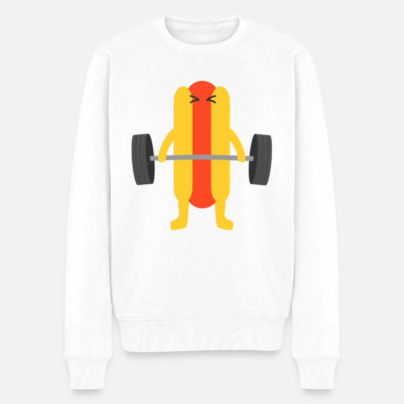 Remise en forme - Pull Premium bio Homme - blanc