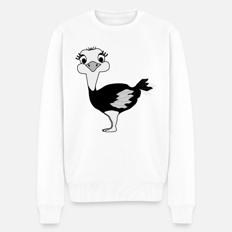 Autruche - Pull Premium bio Homme - blanc