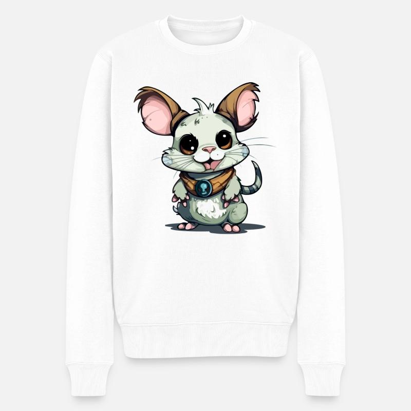 Drikus le streum - Pull Premium bio Homme - blanc
