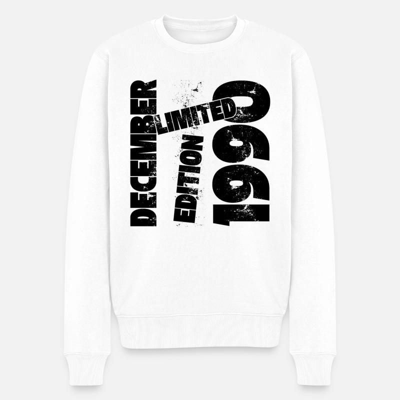 DECEMBRE LIMITED EDITION 1990 - Pull Premium bio Homme - blanc