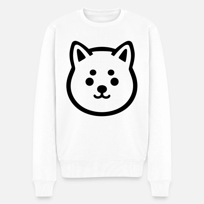 Chien - Pull Premium bio Homme - blanc