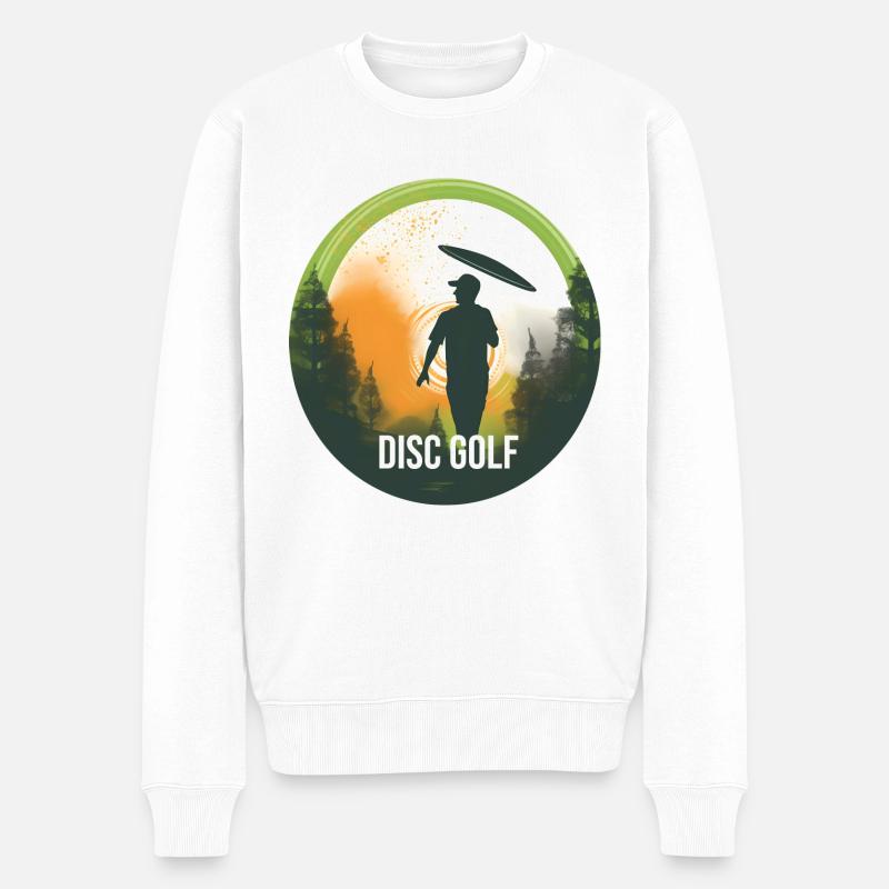 Conception de disc golf - Pull Premium bio Homme - blanc