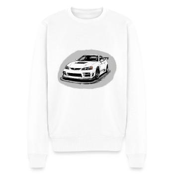 JDM Sportcar Tuning Driftcar Car Gift PS - Men's Premium Organic Jumper - white - Front - Thijin (182cm)