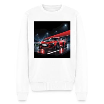 Sportcar Tuning Driftcar Car Gift PS Carlove - Men's Premium Organic Jumper - white - Front - Thijin (182cm)