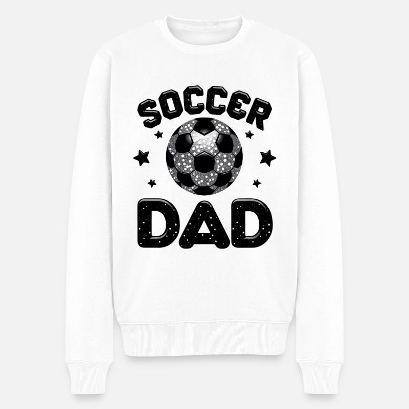 Papa footballeur - Pull Premium bio Homme - blanc