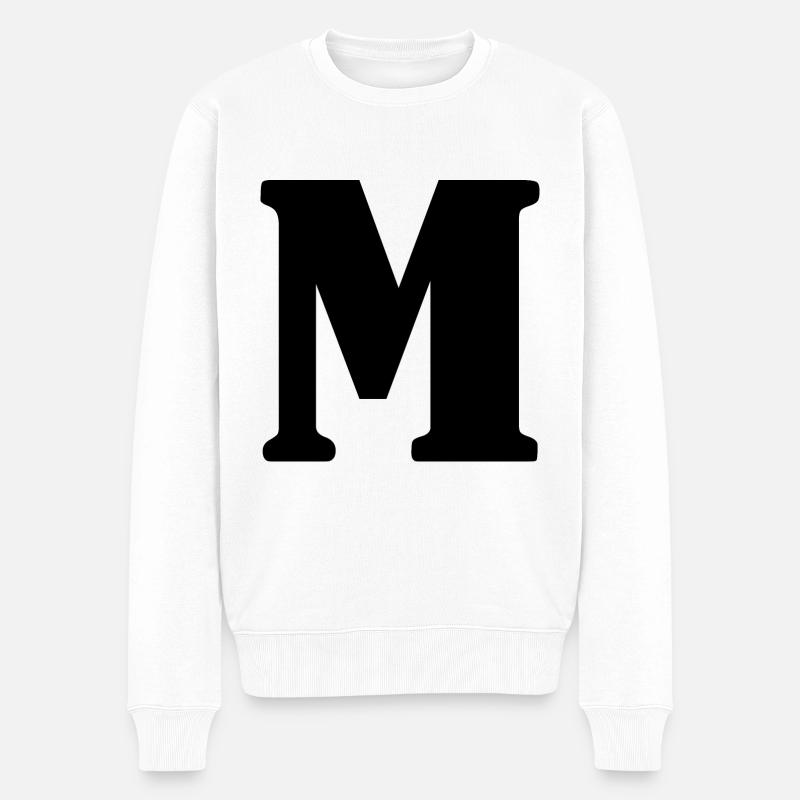 M - Pull Premium bio Homme - blanc