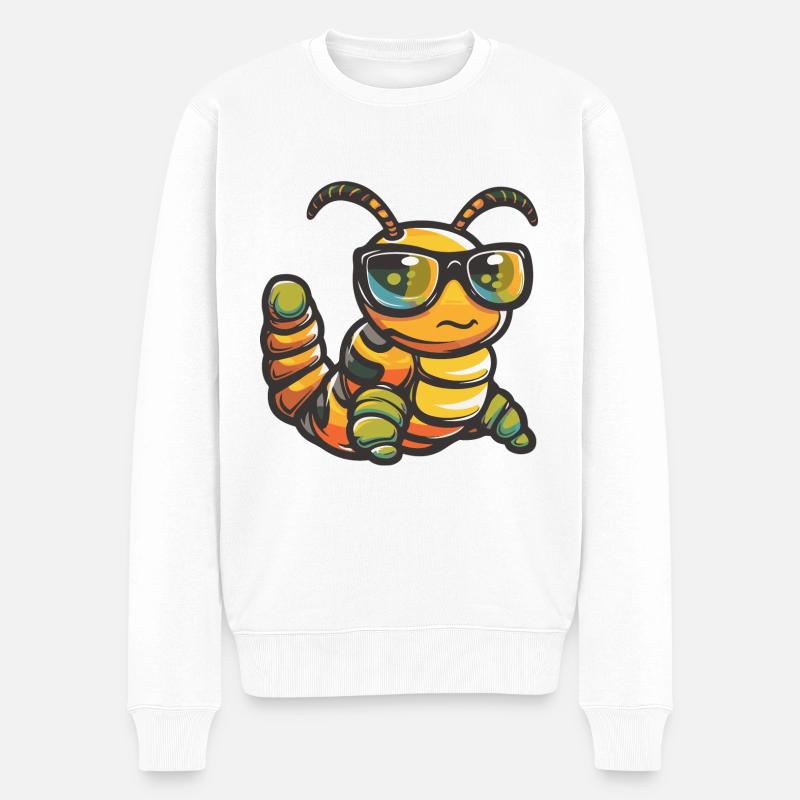 ver animal - Pull Premium bio Homme - blanc