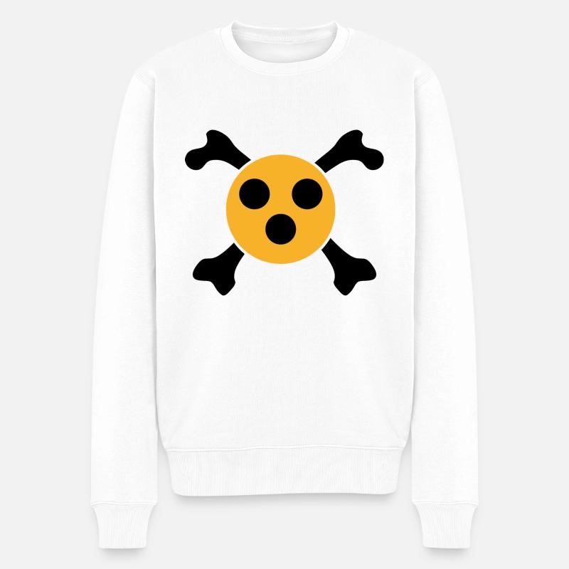 blind sehbeeinträchtigung blindenhund - Männer Premium Bio Pullover - Weiß