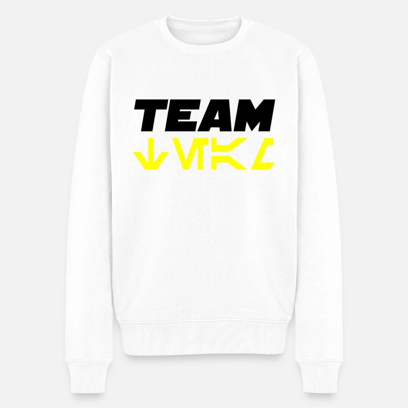 Team SW - Männer Premium Bio Pullover - Weiß