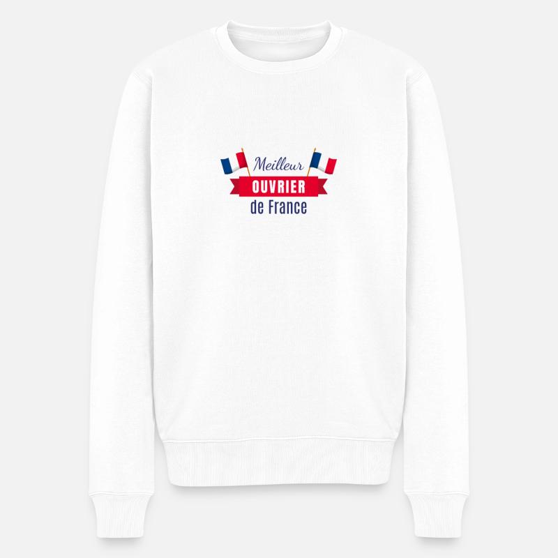Meilleur Ouvrier de France - Pull Premium bio Homme - blanc