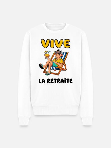 Vive la retraite - Pull Premium bio Homme - blanc