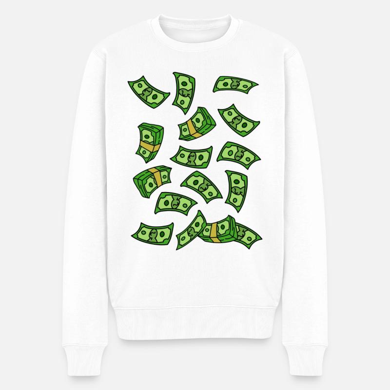 Argent comptant - Pull Premium bio Homme - blanc