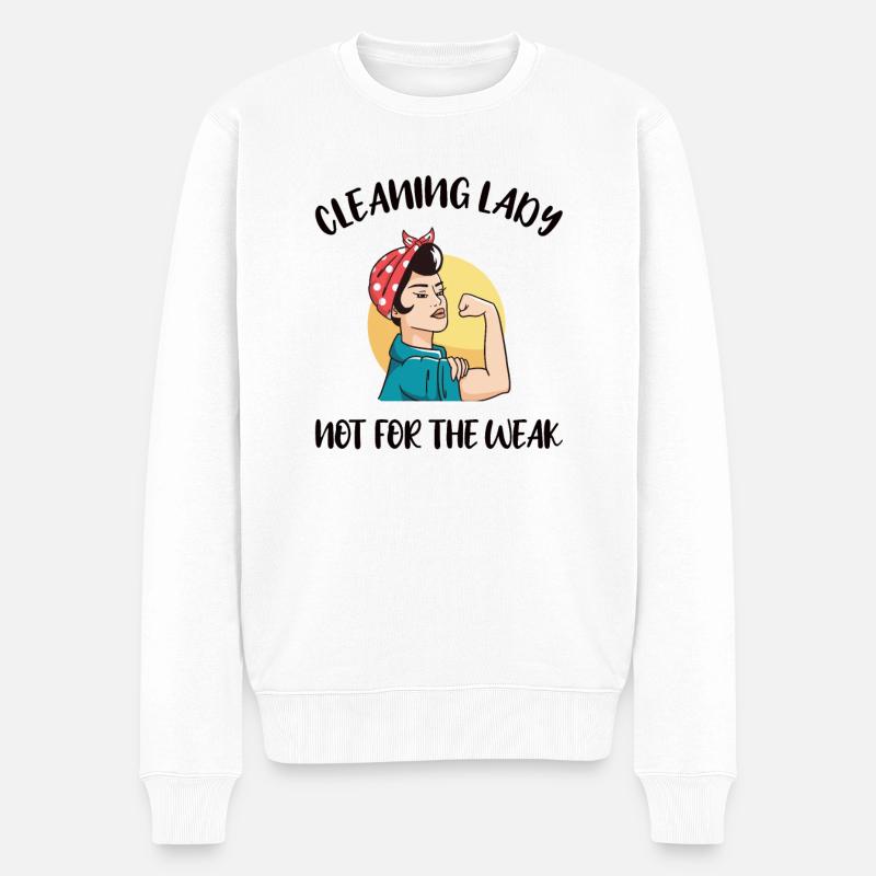 Femme de ménage Ménage - Pull Premium bio Homme - blanc