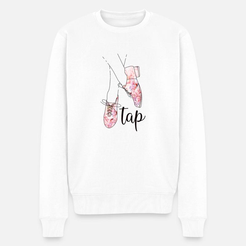 Claquettes Dedanse de danse - Pull Premium bio Homme - blanc